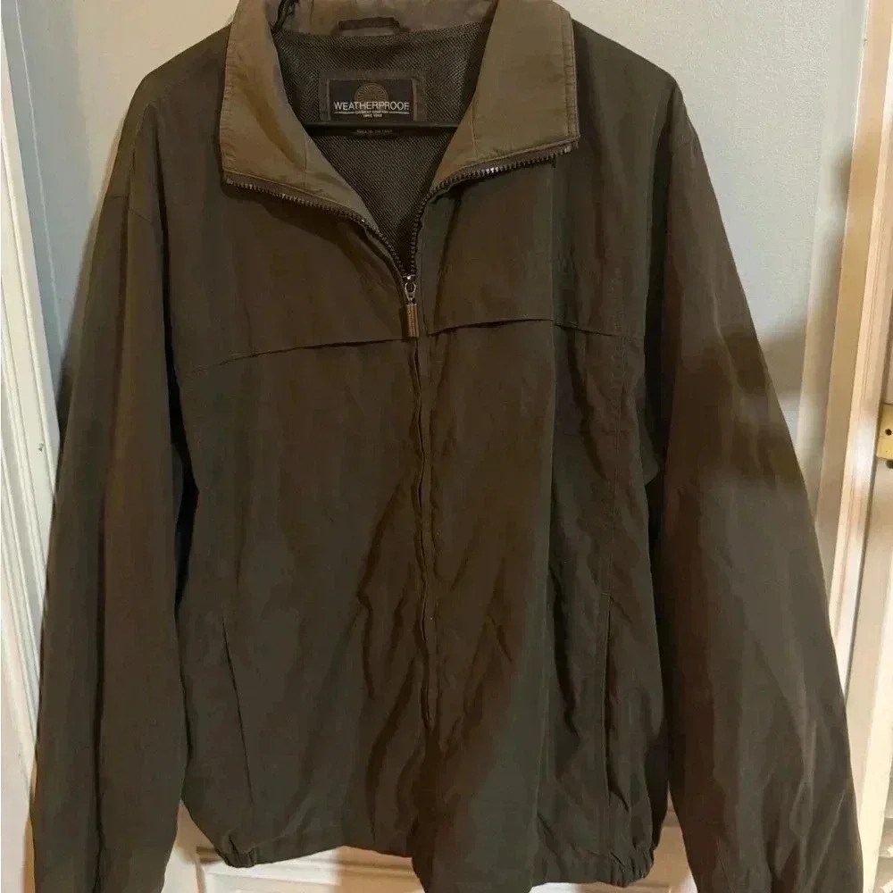 Weatherproof Men's Olive Jacket Large